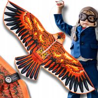 DUŻY LATAWIEC XXL ODSTRASZACZ PTAK ORZEŁ JASTRZĄB 140cm linka PREZENT