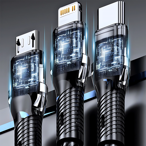 Transmiter FM BT PD 24W QC3.0 KABEL USB 3W1 LIGHTNING MICRO-USB USB C na Arena.pl