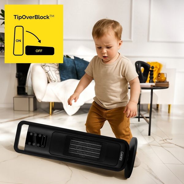 Termowentylator Farelka Cichy 38dB Yoer 2000W +Timer 4Tryby zdjęcie 13