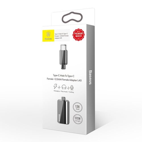 BASEUS adapter USB-C do mini Jack 3.5 mm typ C na Arena.pl
