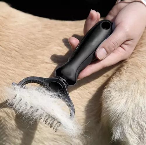 ZGRZEBŁO TRYMER DO KOŁTUNÓW SIERŚCI USUWA MARTWY WŁOS PSA KOTA ZWIERZĄT na Arena.pl