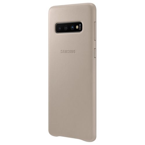 SAMSUNG LEATHER COVER - Galaxy S10+ - GREY na Arena.pl