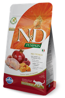 farmina n&d pumpkin feline neutered recipe quail pumpkin&pomegranate 1,5kg