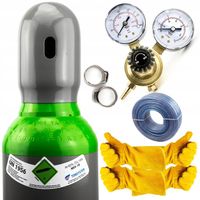 ZESTAW MIGOMAT – MIX BUTLA PEŁNA 8L ARGON/CO2 (150 BAR) AKCESORIA RĘKAWICE