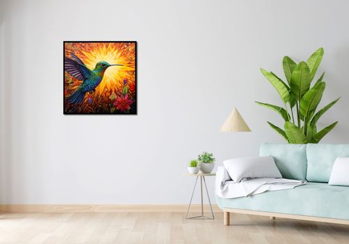 Plakat 70x70cm Koliber Barw na Arena.pl