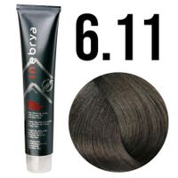 Inebrya farba do włosów, koloryzacja trwała, 100 ml 6/11 ciemny blond intensywny popielaty