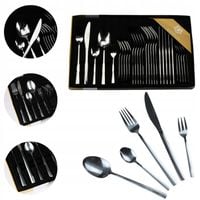 SZTUĆCE ZESTAW SZTUĆCÓW KOMPLET 30el dla 6 osob LENA +PUDEŁKO POŁYSK