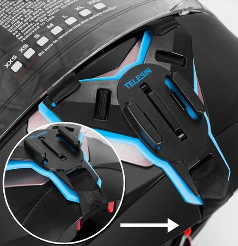 Mocowanie do kasku uchwyt na kask do kamer GoPro 12 11 10 9 8 7 6 5 MAX DJI na Arena.pl