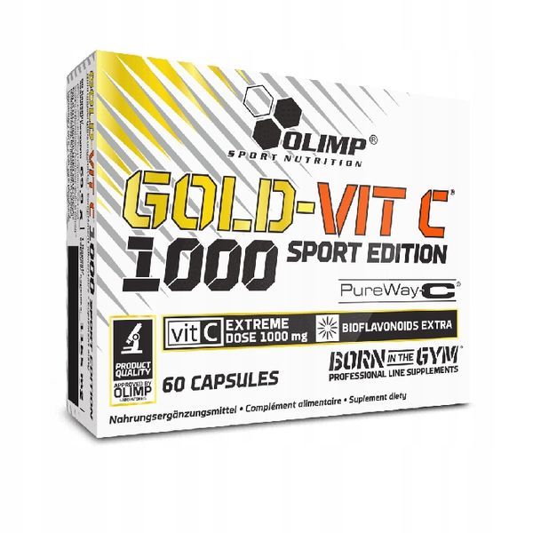 OLIMP Gold-Vit C 1000 Sport Edition 60 kpas DATA zdjęcie 1