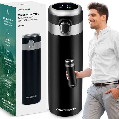 Termos próżniowy 450 ml BD-786 czarny na Arena.pl