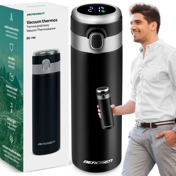 Termos próżniowy 450 ml BD-786 czarny zdjęcie 14
