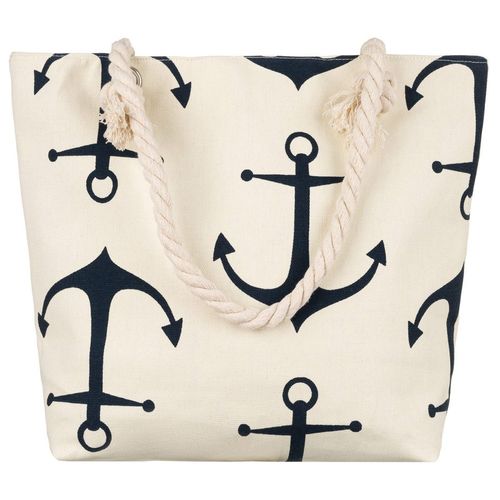 plażowa torba damska z poliestru w kotwice na Arena.pl