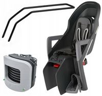 ODCHYLANY FOTELIK ROWEROWY KROSS GUPPY MAXI SLEEP + głowica + uchwyt