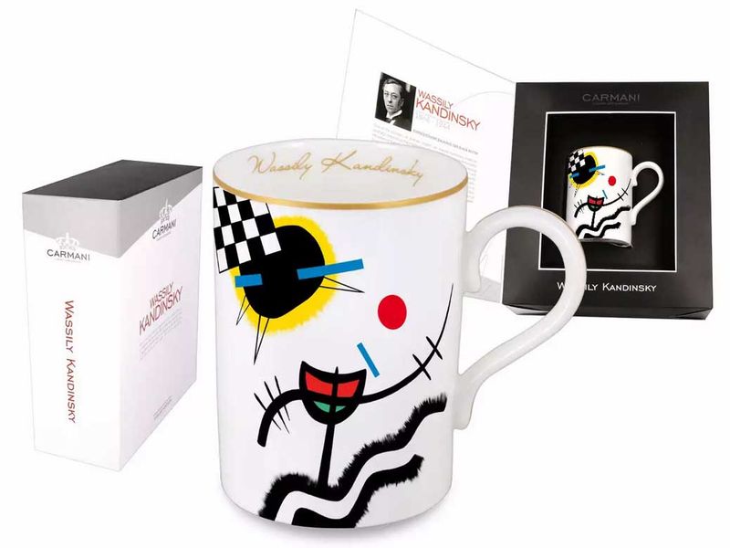 Kubek „Contrasting Sounds” – Wassily Kandinsky zdjęcie 1
