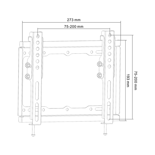 Uchwyt do telewizora 23"- 42" Cabletech na Arena.pl