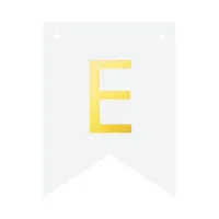 Baner DIY 16 cm - literka E