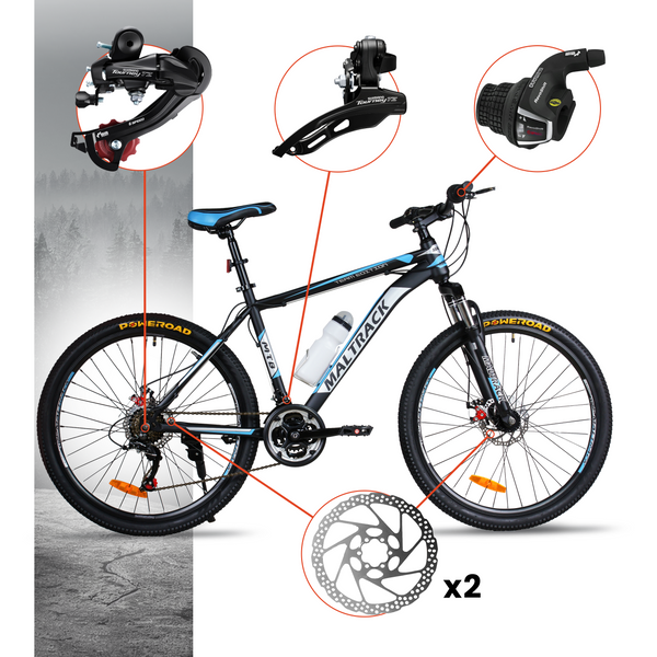 Rower górski MTB MalTrack TEAM BLUE 26" zdjęcie 3