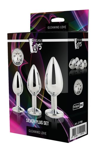 gleaming love silver plug set na Arena.pl