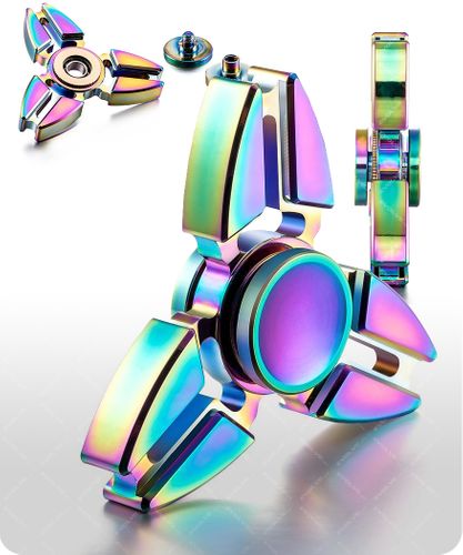 CRAB RAINBOW HAND FIDGET SPINNER METAL na Arena.pl