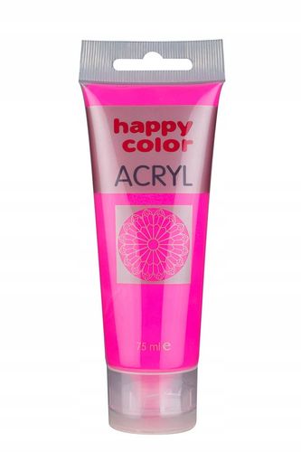 farba akrylowa 75 ml czerwony fluor (201) na Arena.pl