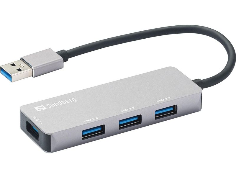 Sandberg USB-A Hub 1xUSB3.0+3x2.0 SAVER zdjęcie 1