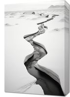 Obraz 40x60cm Szczeliny Mrozu