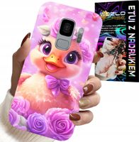 ETUI DO SAMSUNG GALAXY S9 - SŁODKA KACZUCHA, KACZKA NA RÓŻOWYM TLE
