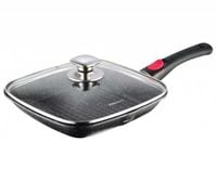 grillowa patelnia granitowa 28cm kinghoff kh-1511 odpinany uchwyt