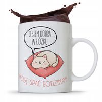 Kubek Śmieszny Zabawny Jestem Dobra W Łóżku Z Nadrukiem Ze Zdjęciem