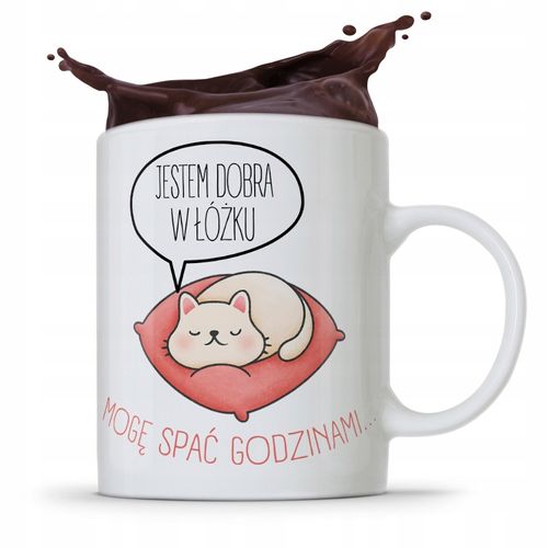 Kubek Śmieszny Zabawny Jestem Dobra W Łóżku Z Nadrukiem Ze Zdjęciem na Arena.pl