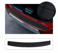 NISSAN X-TRAIL III AB 2014 Listwa Nakładka na Zderzak Tylni Czarna ABS