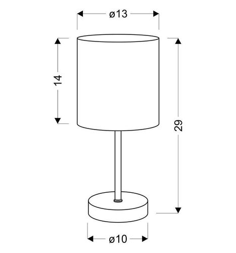 Emily lampka gabinetowa 1x40W E14 brązowa na Arena.pl