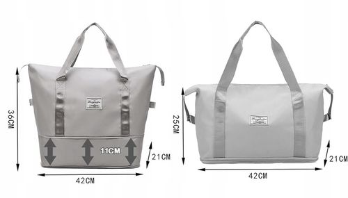 TORBA PODRÓŻNA DO SAMOLOTU BAGAŻ PODRĘCZNY NA SIŁOWNIĘ ROZKŁADANA na Arena.pl