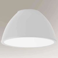 Plafon LAMPA sufitowa SASEBO 7969 Shilo okrągła OPRAWA metalowa industrialna biała