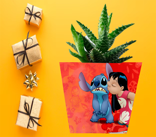 Doniczka do kwiatów/roślin - Lilo i Stich na Arena.pl