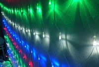 Siatka girlanda kurtyna 3.0x2.4m 160 wielobarwnych lampek choinkowych