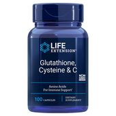 LIFE EXTENSION L-Glutation + L-Cysteina + Witamina C (100 kaps.)