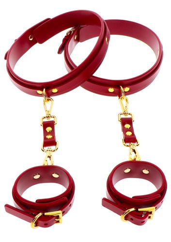 Wrist To Thigh Cuff Set Red na Arena.pl