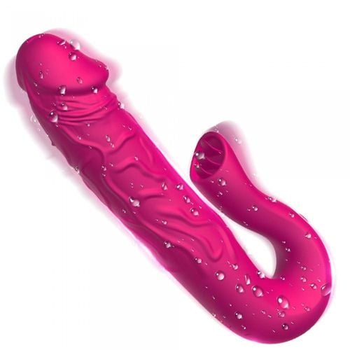 realistic tongue stimulating dildo vibrator na Arena.pl