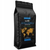 Kawa ziarnista 1kg KOLUMBIA 100% Arabica Exceslo Świeżo Palona - Tommy