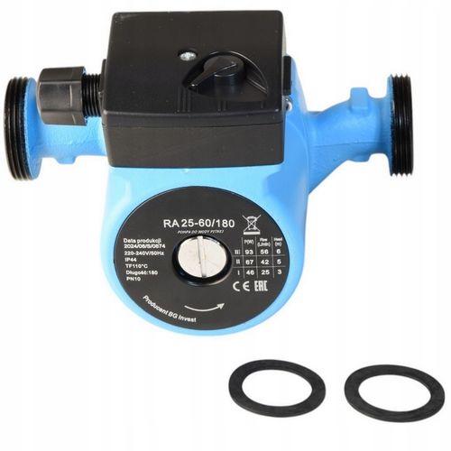 POMPA OBIEGOWA RA 25/60 180 CYRKULACYJNA DO CENTRALNEGO OGRZEWANIA C.O CWU na Arena.pl