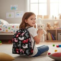Plecak Worek Bawełniany dla dzieci Koty Kolorowe