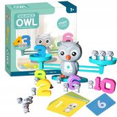 Waga Szalkowa Równoważnia SOWA Nauka Liczenia SOWY PREZENT EDUKACYJNA