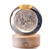 Lampka Nocna Dla Dzieci 3D, USB - Ziemia