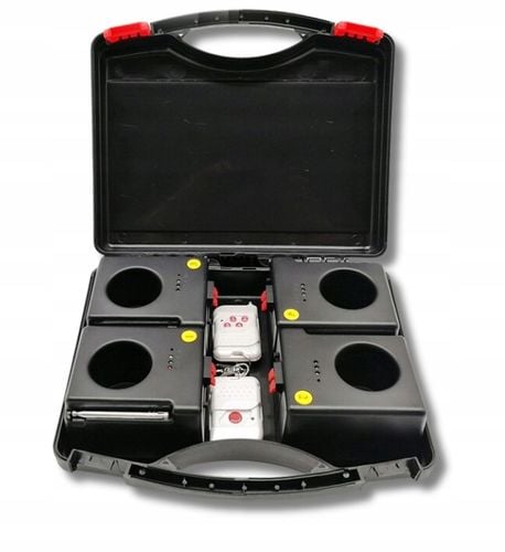 System odpalania fontann iskier - Zestaw 4 kanałowy, piloty, walizka dla DJ na Arena.pl