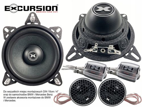 Głośniki Excursion zestaw 2 drożny 10cm 200W na Arena.pl