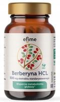Efime Berberyna berberys HCL 500 mg Ekamedica METABOLIZM GLUKOZY 60kaps