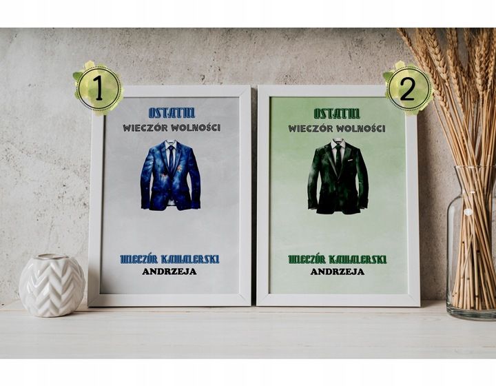 PREZENT NA WIECZÓR KAWALERSKI PAMIĄTKA OBRAZEK A4 IKWK zdjęcie 11