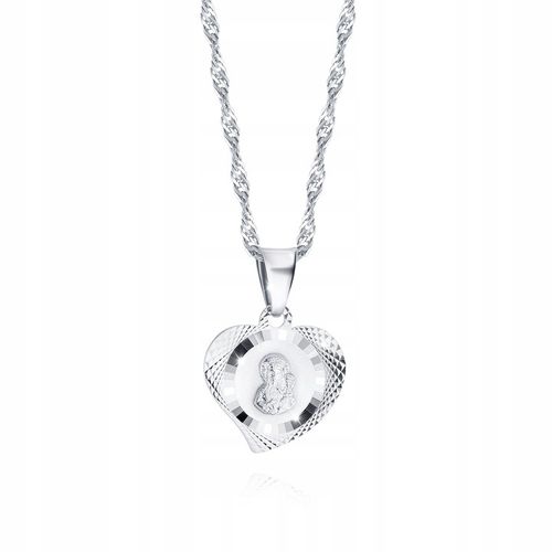 Łańcuszek Srebrny Medalik Naszyjnik 925 Na Komunię Chrzest UPOMINEK GRATIS na Arena.pl