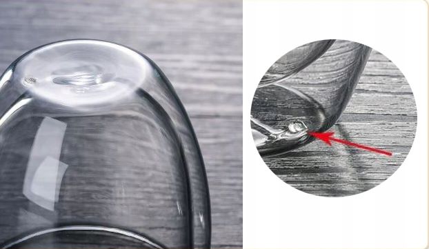KUBKI SZKLANKI TERMICZNE 350ML DO KAWY HERBATY 2szt zdjęcie 4